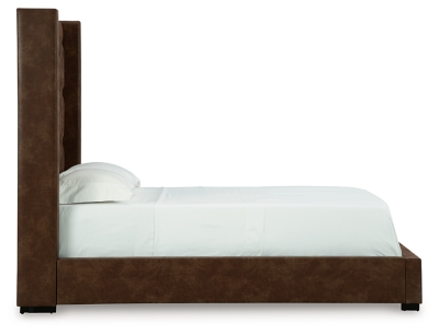 Steenlage Queen Upholstered Bed, Brown, large