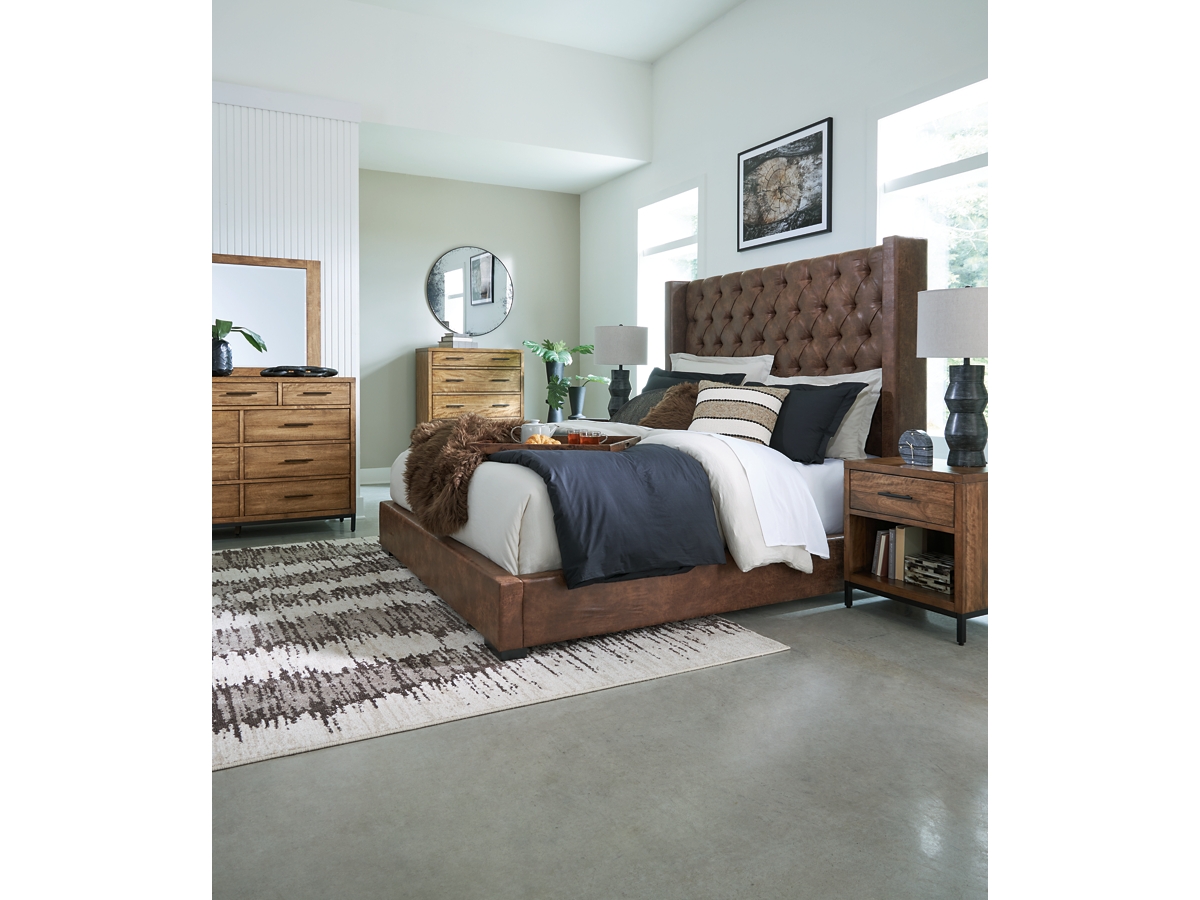 Ashleyページ Sharlance Upholstered Panel Bedroom Set by Signature Design