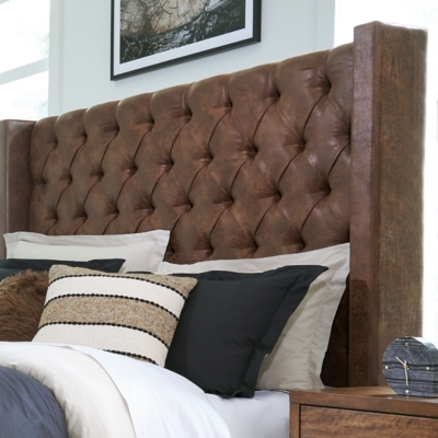 Steenlage Queen Upholstered Bed, Brown, large