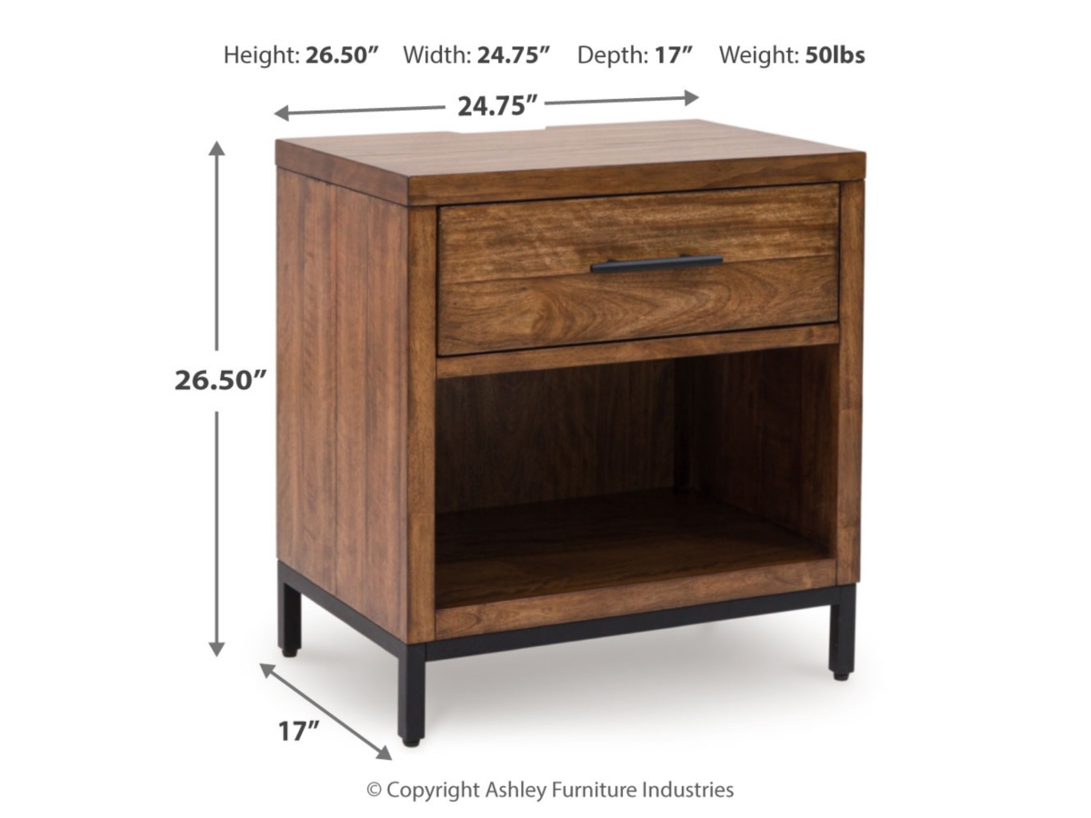Steenlage King Upholstered Bed with Dresser and Nightstand