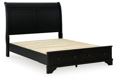Ashley furniture sleigh bed with drawers discount