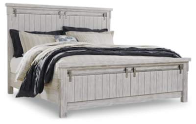 Brashland Queen Panel Bed, White, large