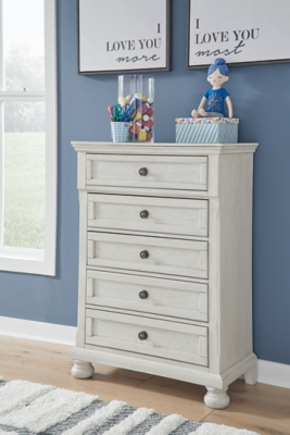 Robbinsdale Youth 5 Drawer Chest of Drawers, Antique White