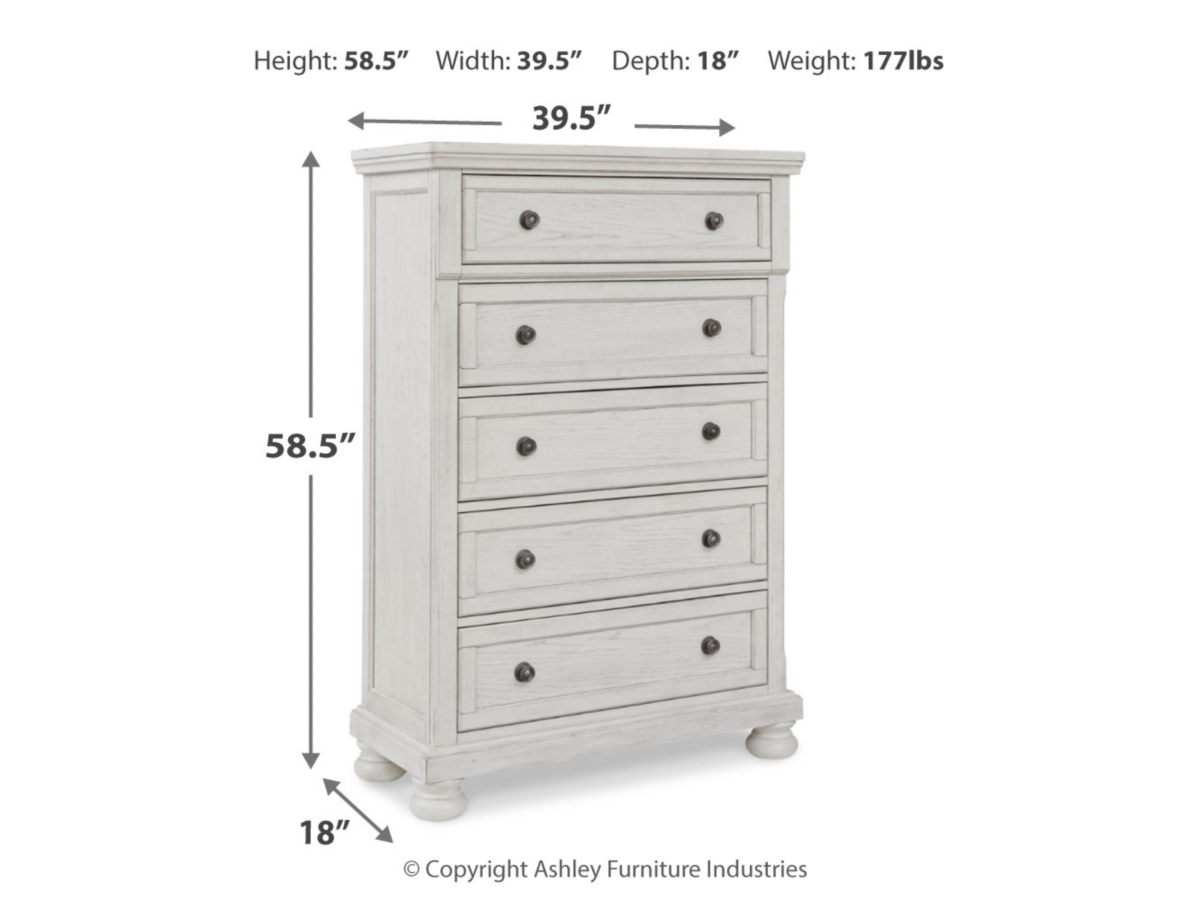 Robbinsdale Five Drawer Chest Available Online & In Store at Bridgeport,  Ohio.