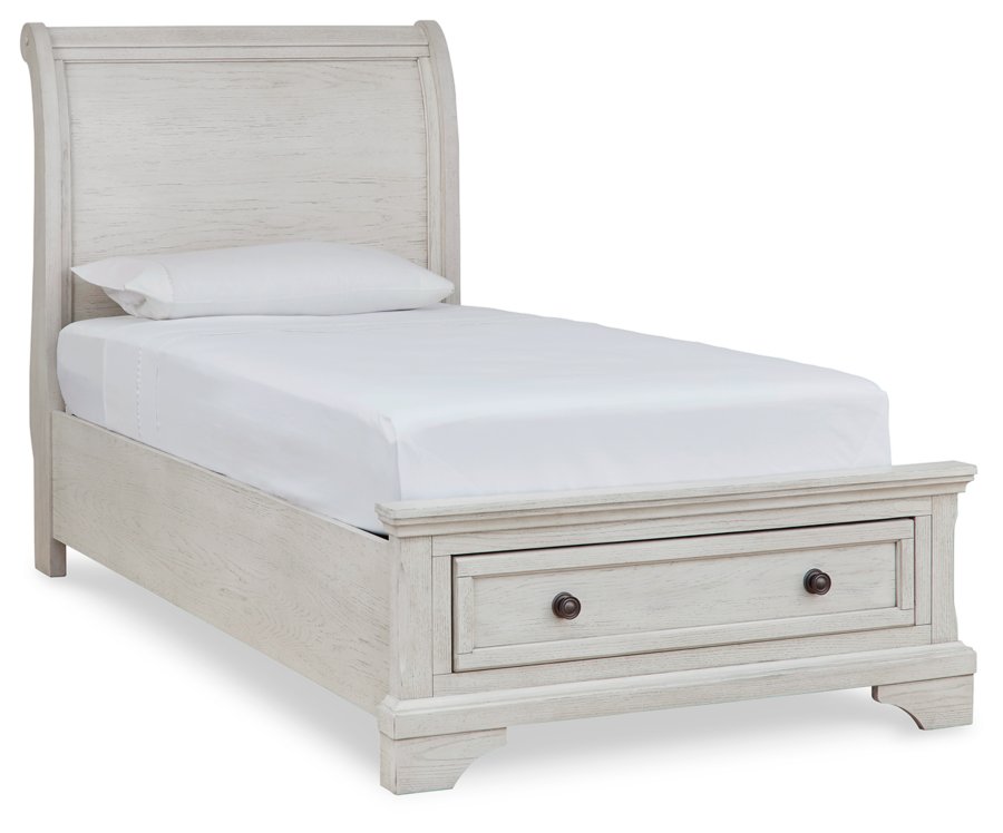 Cama trineo de almacenamiento, cómoda y mesita de noche Robbinsdale Twin - image 8
