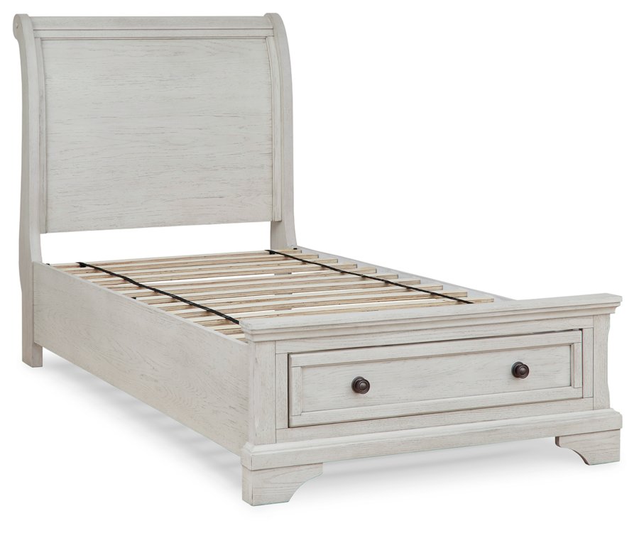 Cama trineo doble con almacenaje, cómoda y espejo Robbinsdale - image 5