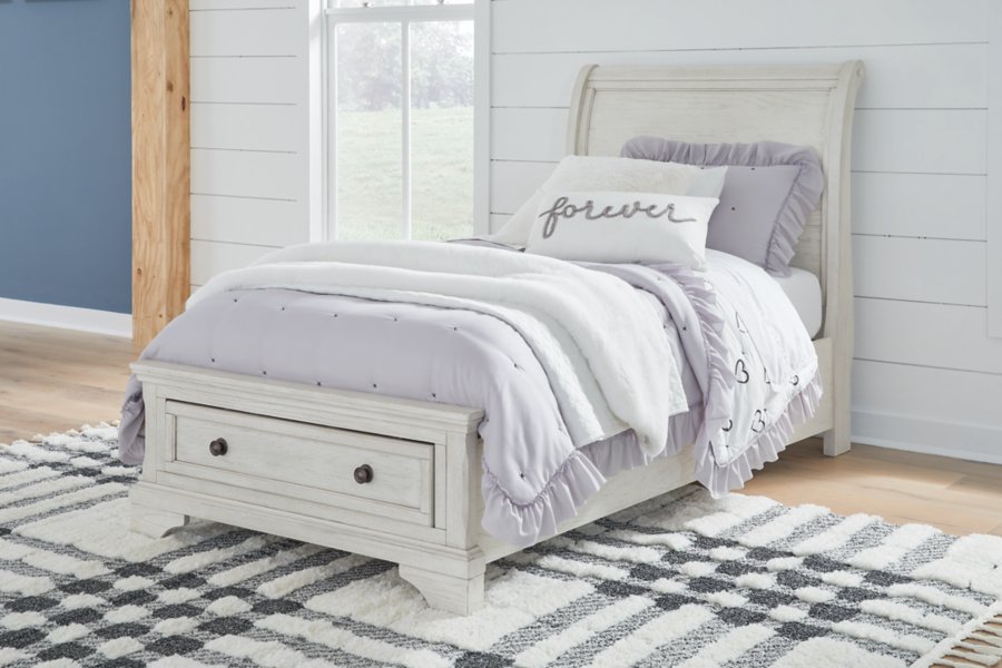 Cama trineo de almacenamiento, cómoda y mesita de noche Robbinsdale Twin - image 17