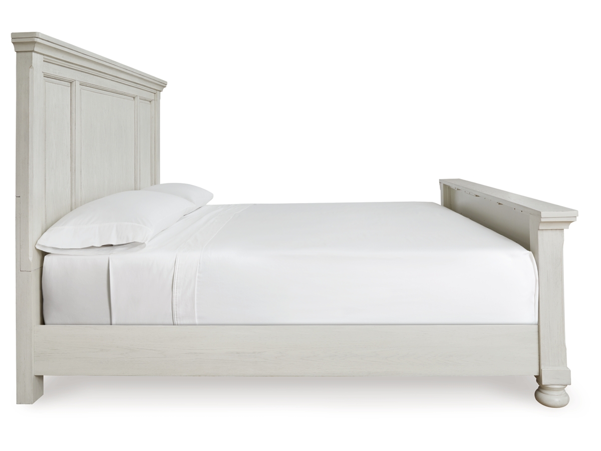 Robbinsdale King Panel Bed - Antique White Robbinsdale King Panel Bed - Antique White