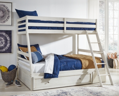 APK-B742-TFS Robbinsdale Twin over Full Bunk Bed with 1 Storage sku APK-B742-TFS