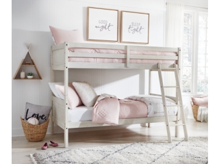 Robbinsdale Twin over Twin Bunk Bed with Ladder