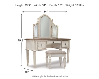 Realyn Vanity Set Ashley Furniture Homestore