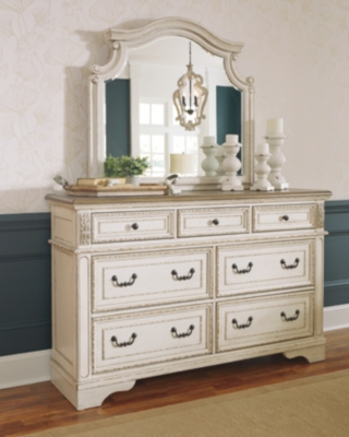 Realyn Dresser and Mirror, Two-tone, large