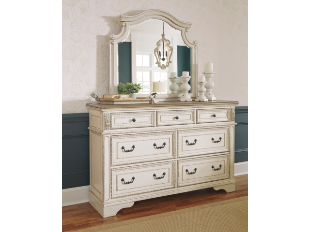 Realyn 7 Drawer Dresser and Mirror | Ashley