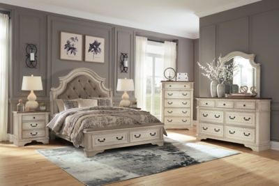 Ashley furniture deals bedroom sets rustic