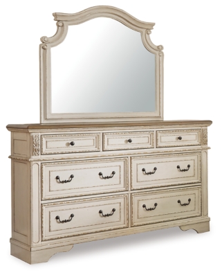 Realyn Dresser and Mirror, Two-tone, large