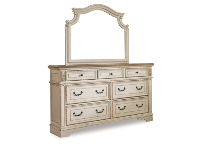 Realyn 7 Drawer Dresser and Mirror | Ashley