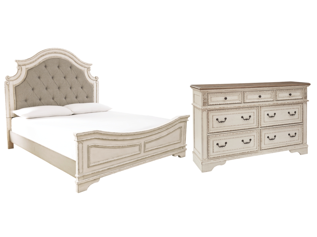 Cal king bed on sale frame ashley furniture