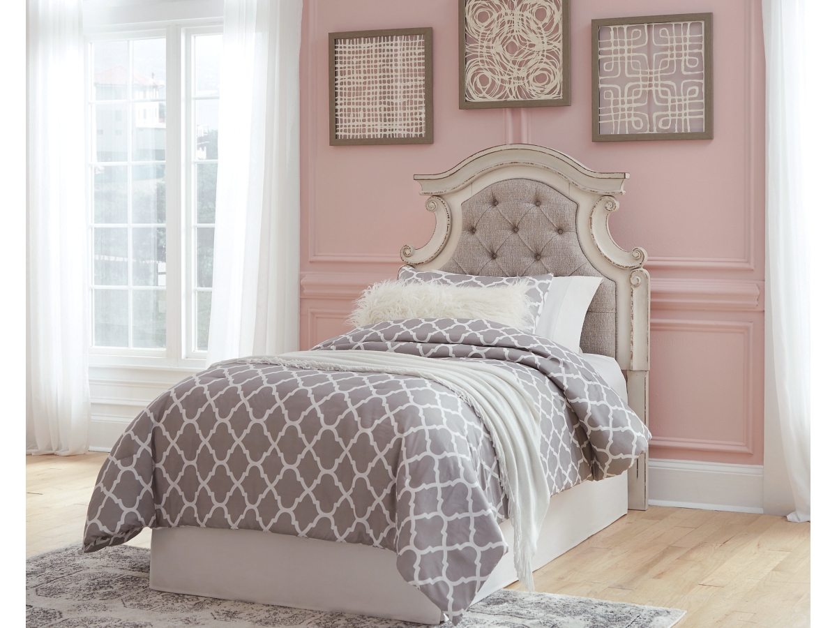 Realyn Twin Upholstered Panel Headboard | Ashley