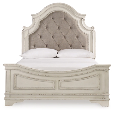 Vegas 5 Pc White Colors,White Queen Bedroom Set With Dresser, Mirror, 3 Pc  Queen Panel Bed - Rooms To Go