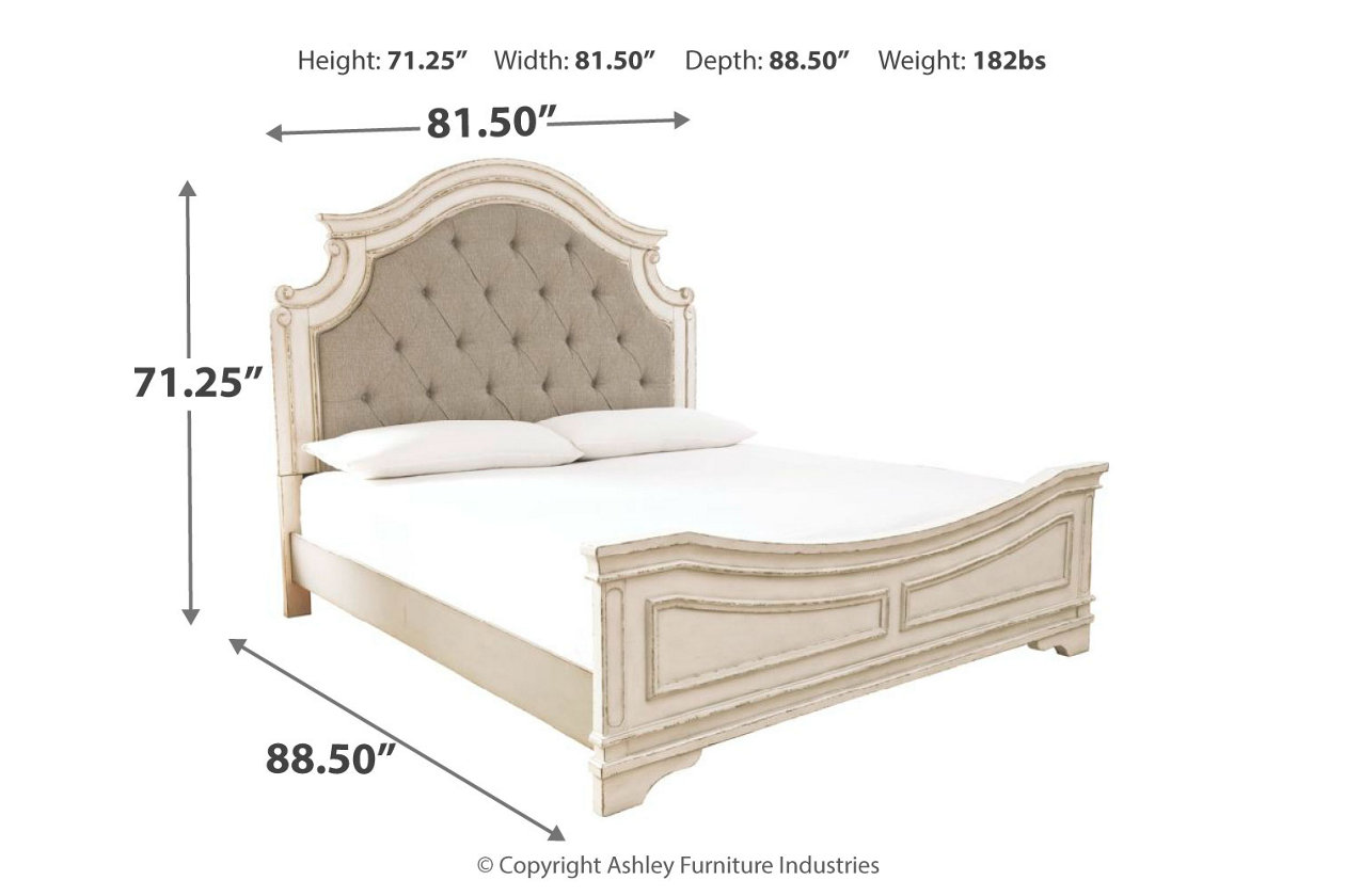 Realyn Queen Upholstered Panel Bed Ashley Furniture Homestore