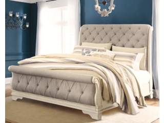 Queen upholstered deals bed ashley furniture