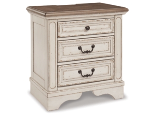Realyn 27" 3 Drawer Charging Nightstand