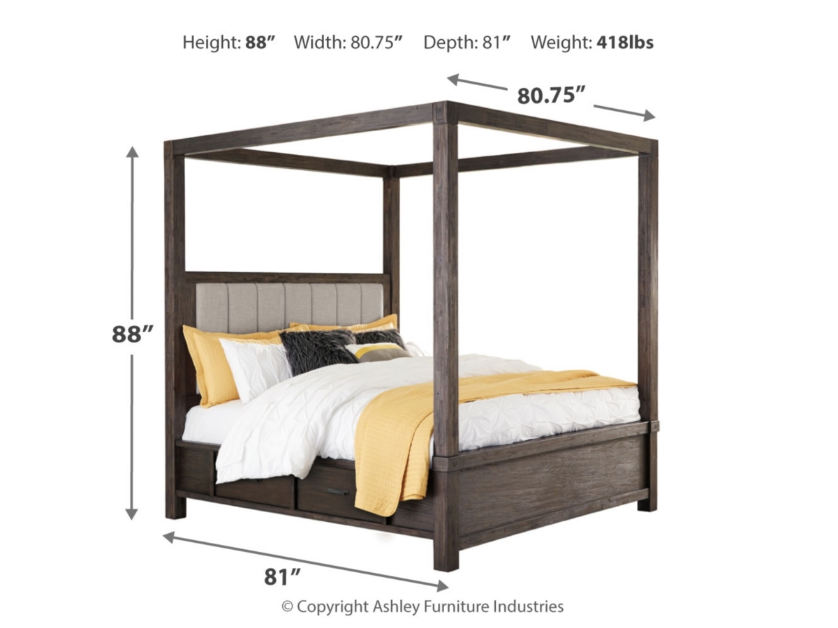 Dellbeck canopy bed discount