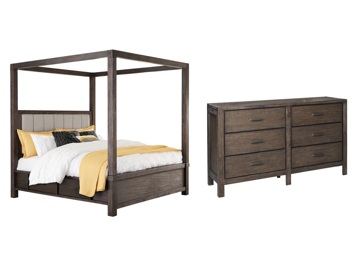 Dellbeck canopy bed discount