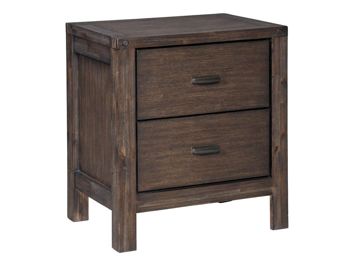 Dellbeck California King Canopy with 4 Storage Drawers Bed with Mirrored Dresser and 2 Nightstands