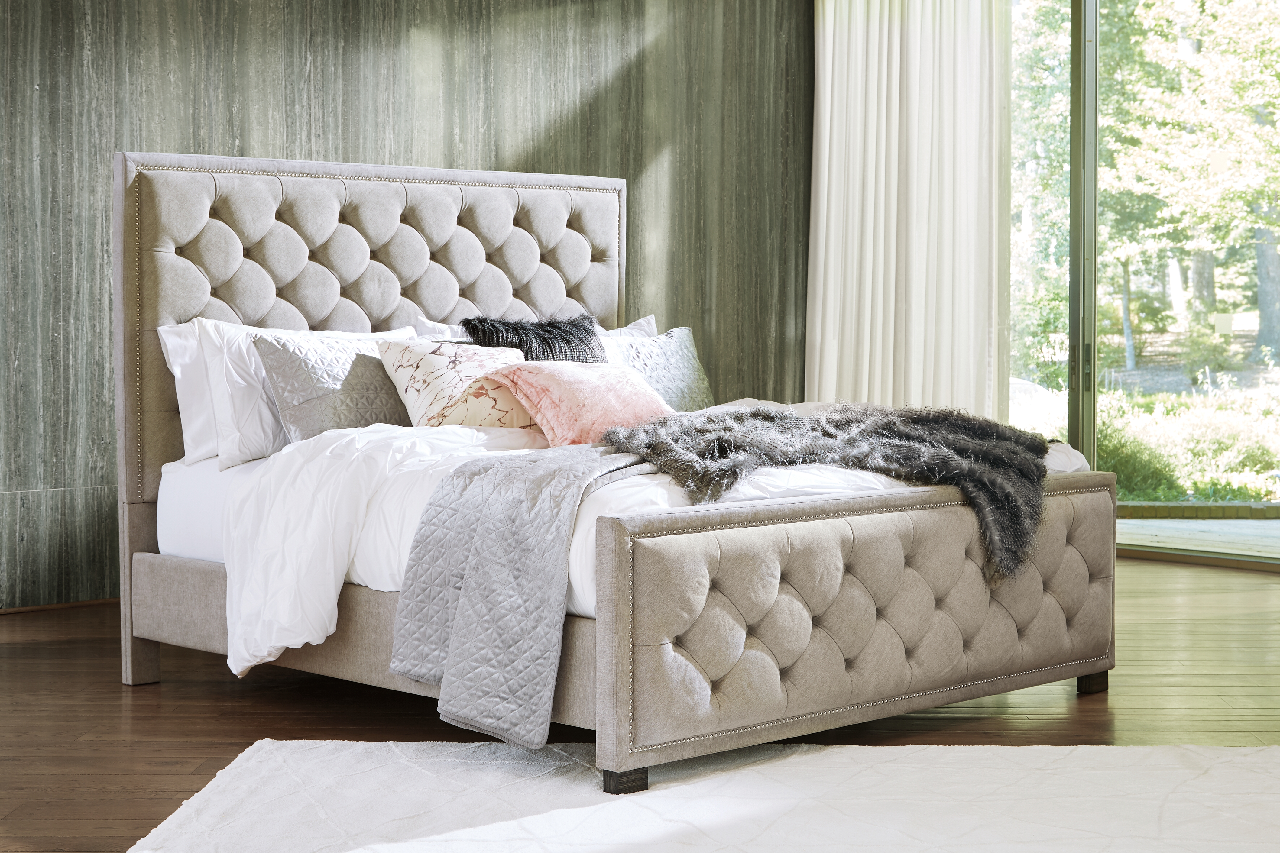 Bellvern california store king upholstered bed