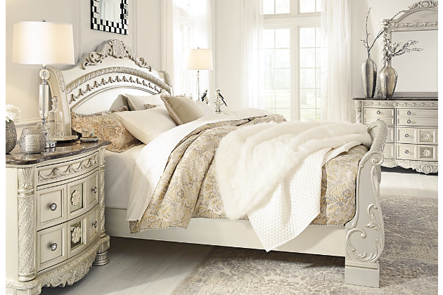 Cassimore Queen Sleigh Bed Ashley, Ashley Cassimore Vanity Set