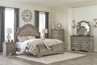 Lodenbay King Panel Bed, Antique Gray, large