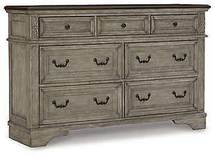 Lodenbay Dresser, Antique Gray/Brown, large