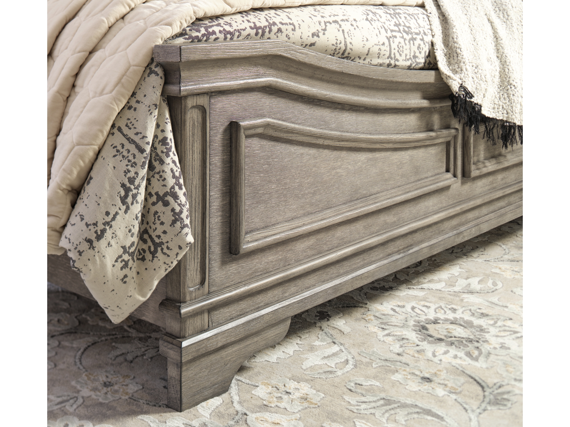 Image 1 of Lodenbay Upholstered Panel Bed set 