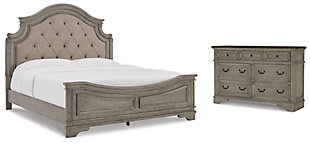 Lodenbay California King Panel Bed with Dresser, , large