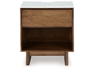 Isanti 23" 1 Drawer Charging Nightstand