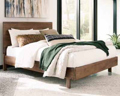 APK-B752-CPB Isanti California King Panel Bed, Light Brown sku APK-B752-CPB