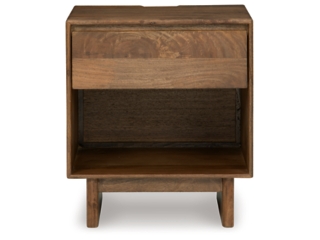 Isanti 22" 1 Drawer Charging Nightstand
