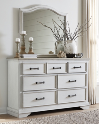Teganville Dresser and Mirror