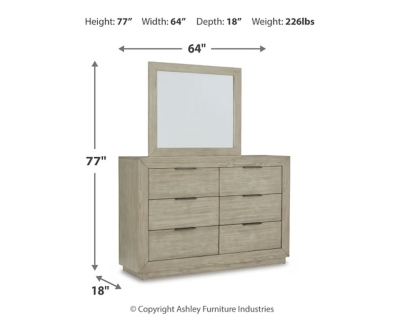 Hennington Dresser and Mirror, , large