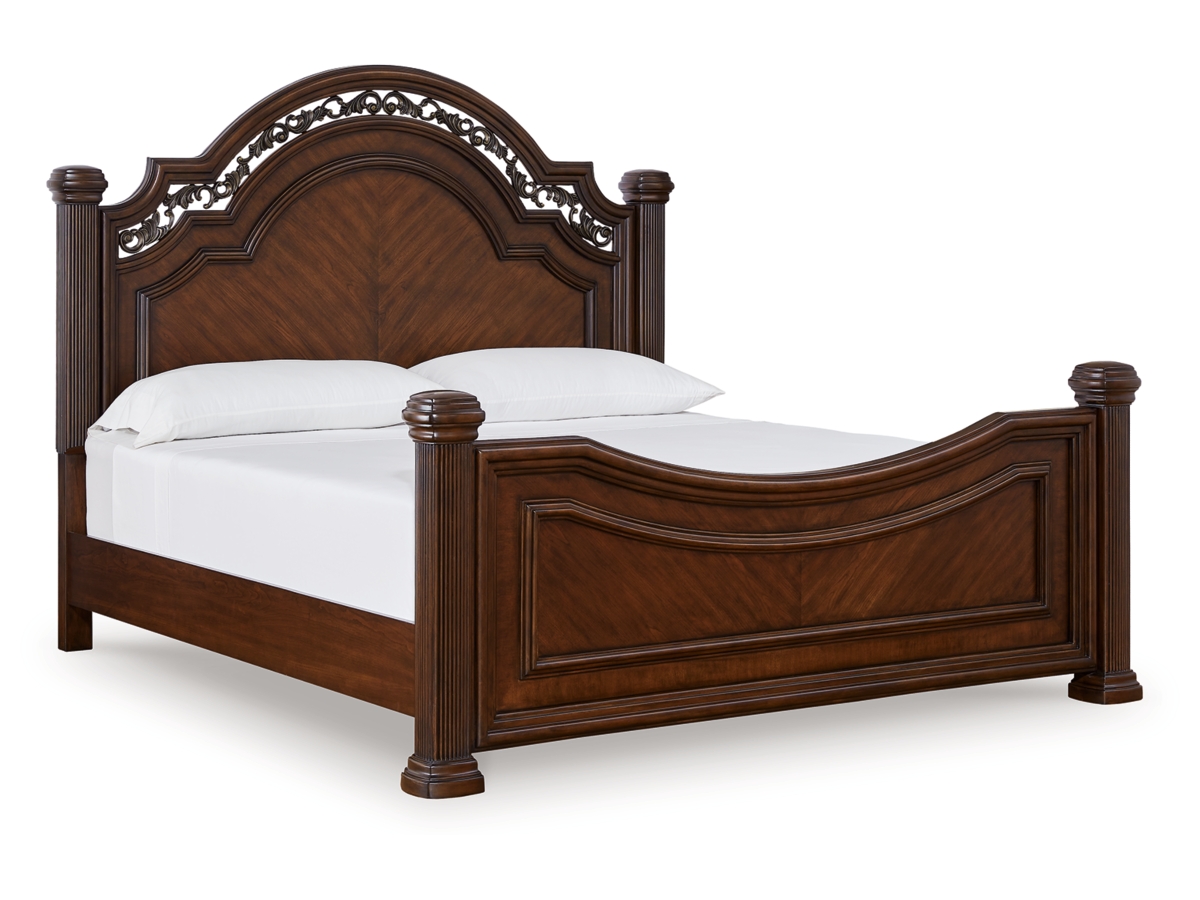 Lavinton Poster Bed - Brown