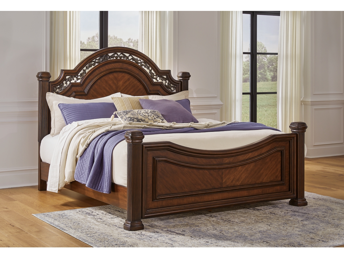 Lavinton Poster Bed - Brown Lavinton Poster Bed - Brown