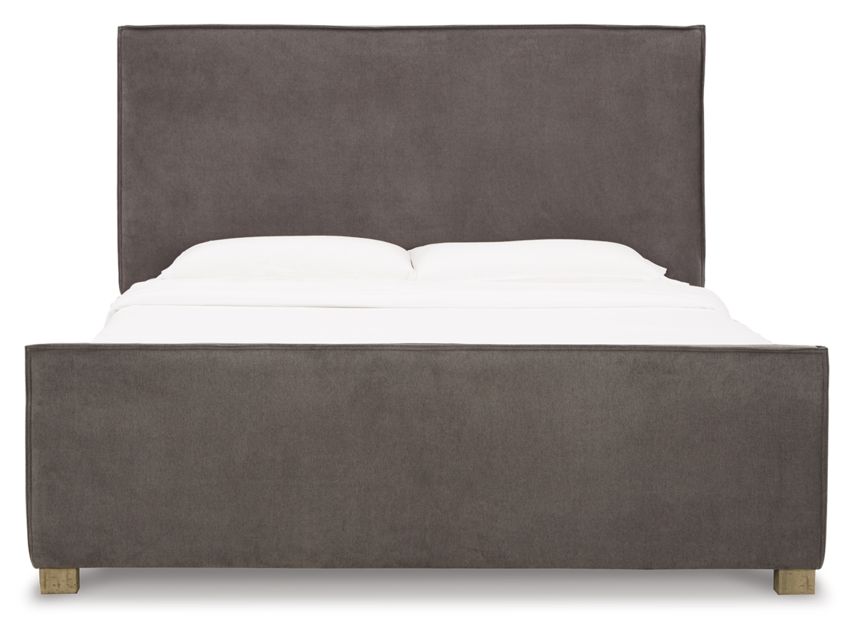 Krystanza Upholstered Bed - Weathered Gray Krystanza Upholstered Bed - Weathered Gray