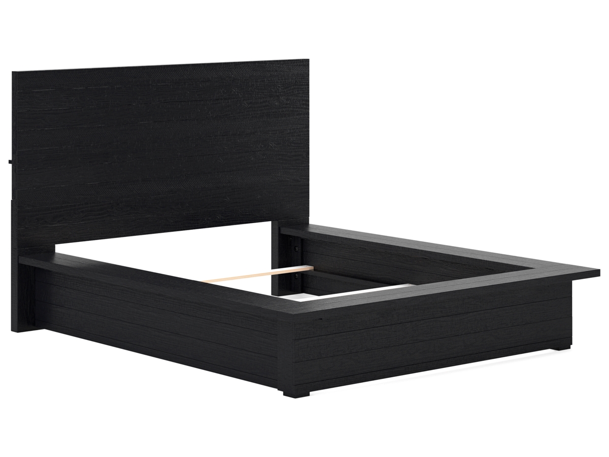 Londer Queen Panel Bed - Black Londer Queen Panel Bed - Black