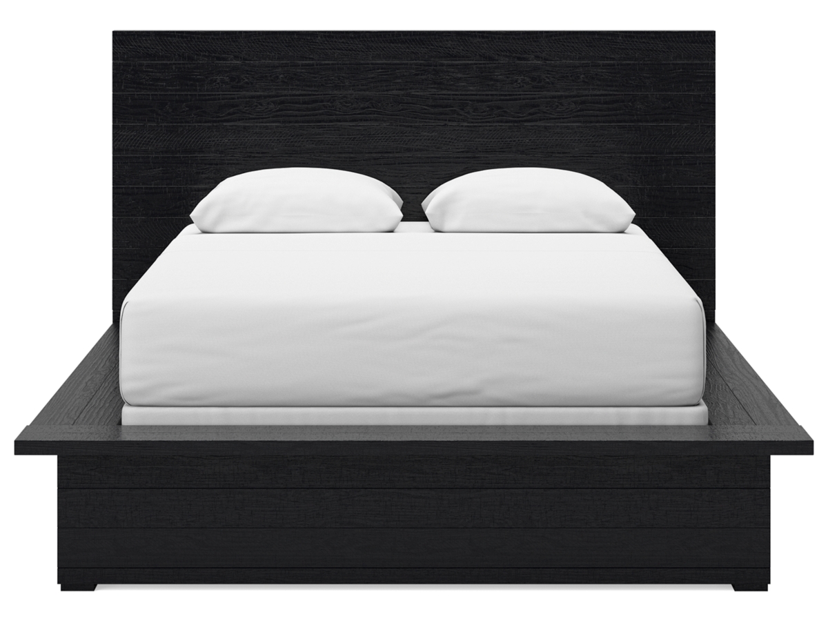 Londer Queen Panel Bed - Black Londer Queen Panel Bed - Black