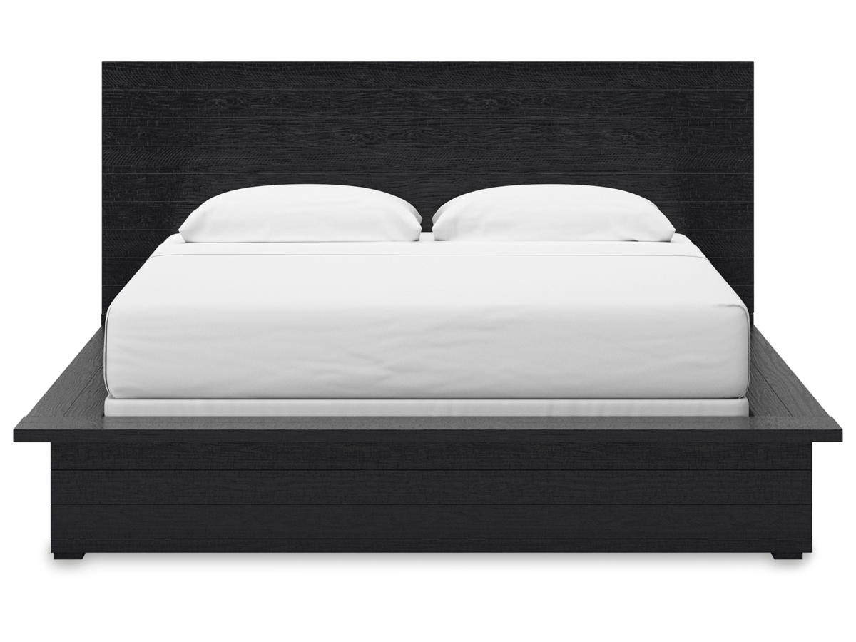 Londer King Panel Bed - Black
