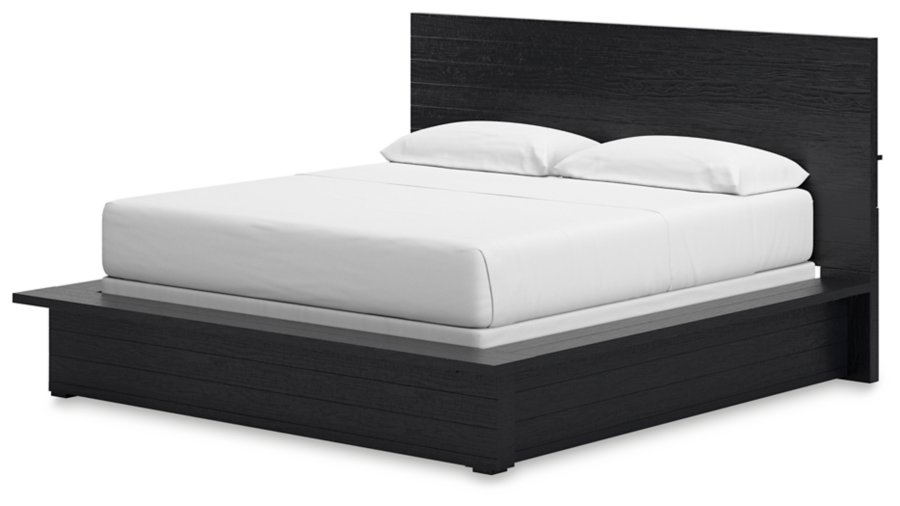 Cama Londer California King con paneles, cómoda y espejo - image 12