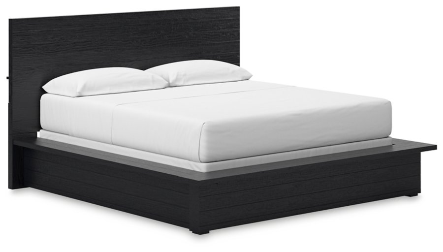 Cama Londer California King con paneles, cómoda y espejo - image 9