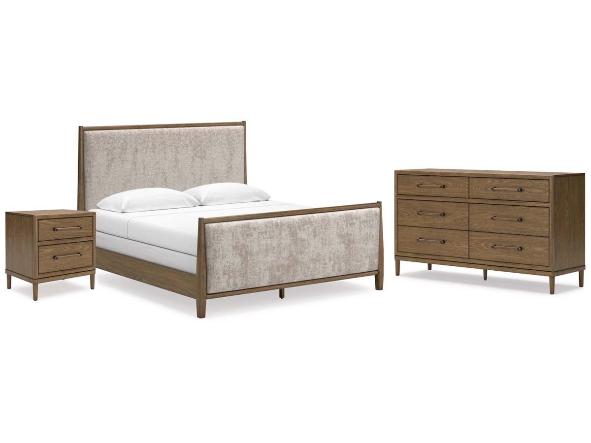Roanhowe King Panel Bed with Dresser and Nightstand | Ashley