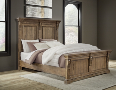 Markenburg Queen Panel Bed, Brown